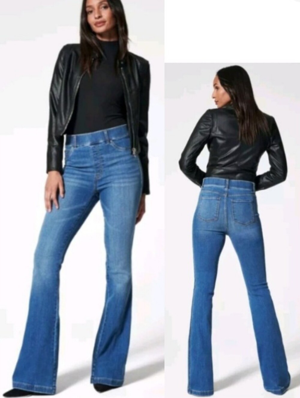 SPANX Pull On Flare Jeans Tummy Panel 2X